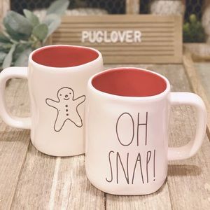 RAE DUNN double sided mug { OH SNAP }
